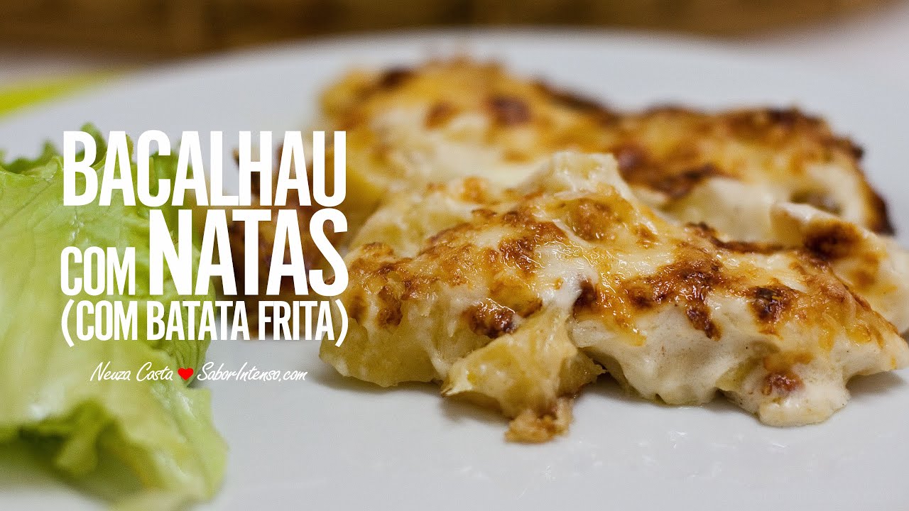 Bacalhau com Natas (c/ Batata Frita)