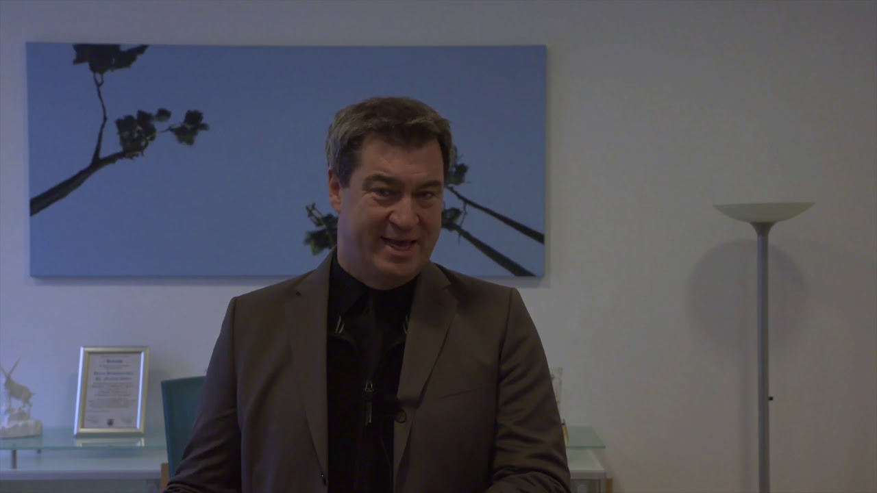 Gru&szlig;botschaft von Ministerpr&auml;sident Markus S&ouml;der zum Gro&szlig;en Siebenb&uuml;rgerball 2019 in M&uuml;nchen