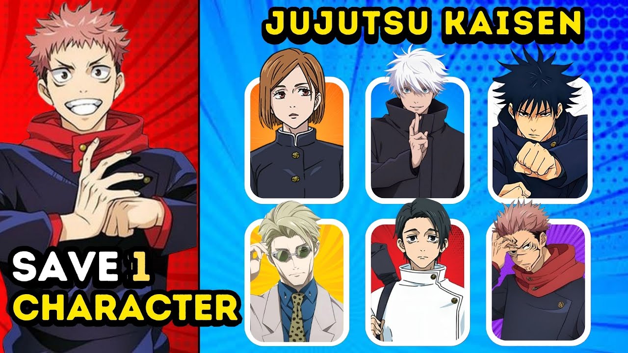 SAVE 1 ANIME CHARACTER FOR EACH ANIME 🔥| Popular Animes ✨| ANIME QUIZ