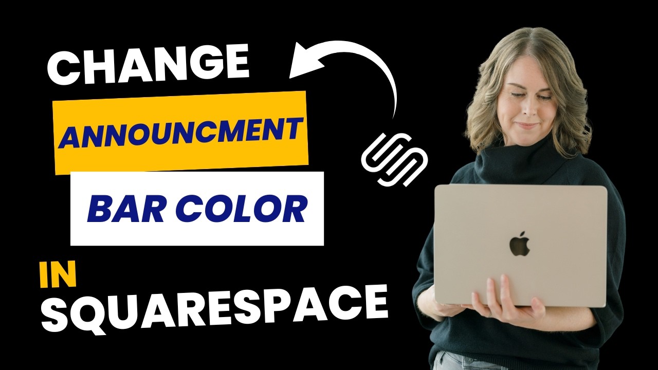 [2026] Как изменить цвет панели объявлений в Squarespace (полное руководство)