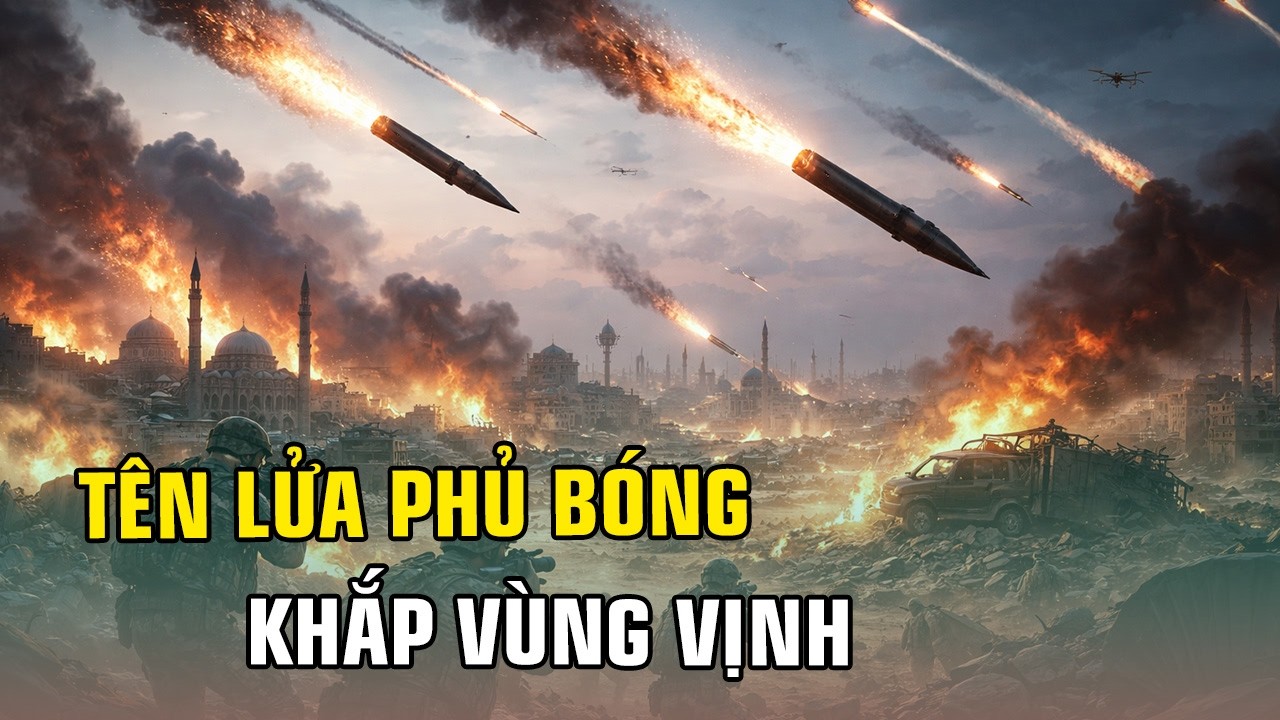 BẢN TIN THỜI SỰ: CHIẾN TRANH IRAN BƯỚC SANG TUẦN THỨ HAI, UAV – TÊN LỬA PHỦ BÓNG KHẮP VÙNG VỊNH!