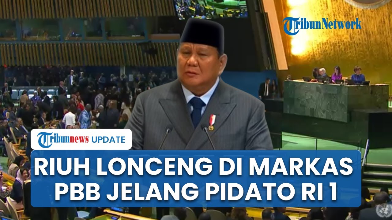Ramai! Lonceng Bunyi Berkali-kali Jelang Pidato Prabowo di Markas PBB, Minta Peserta Tenang