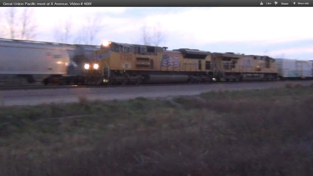 Great Union Pacific meet at X Avenue. Video # 400!