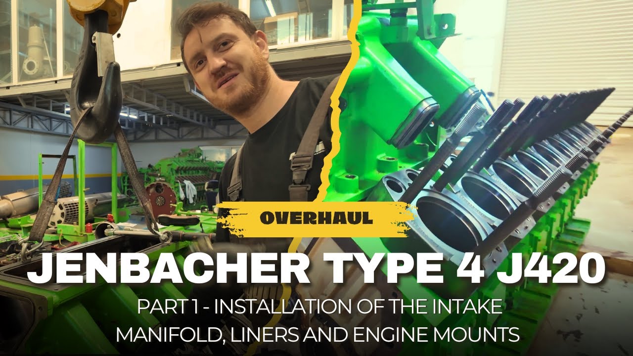 Jenbacher Type 4 J420  Major Overhaul Part 1