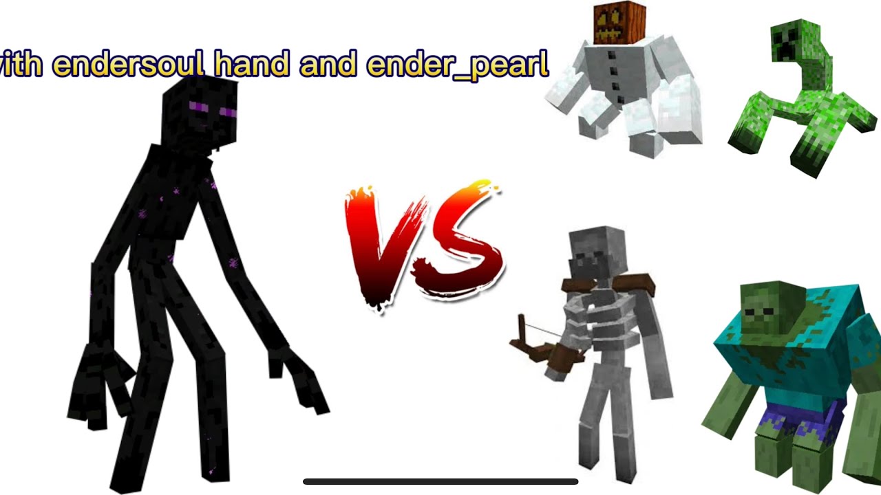 minecraft mutant enderman with item vs all mutant creatures