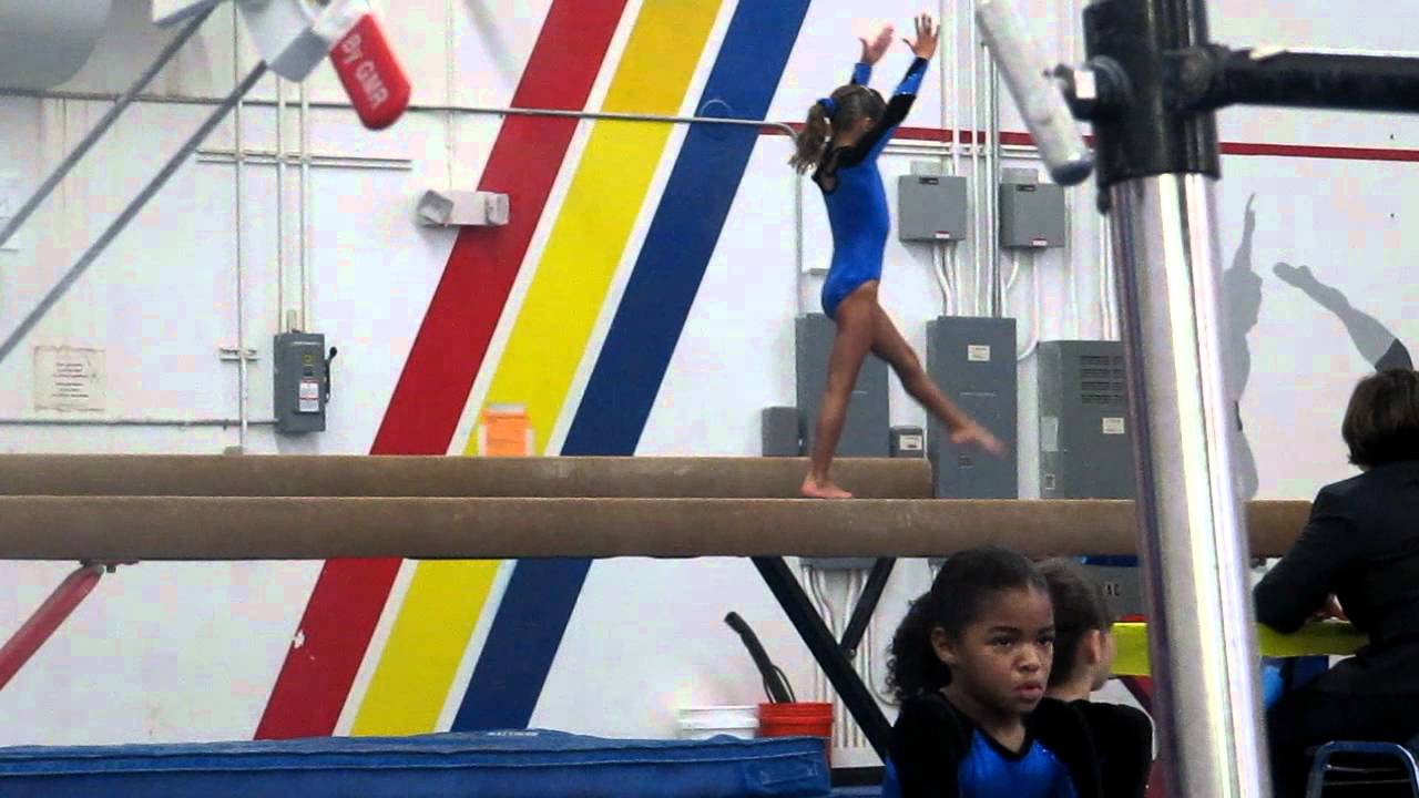 Isabella Alvarez Level  4 gymnastics. Park Avenue gymnastics