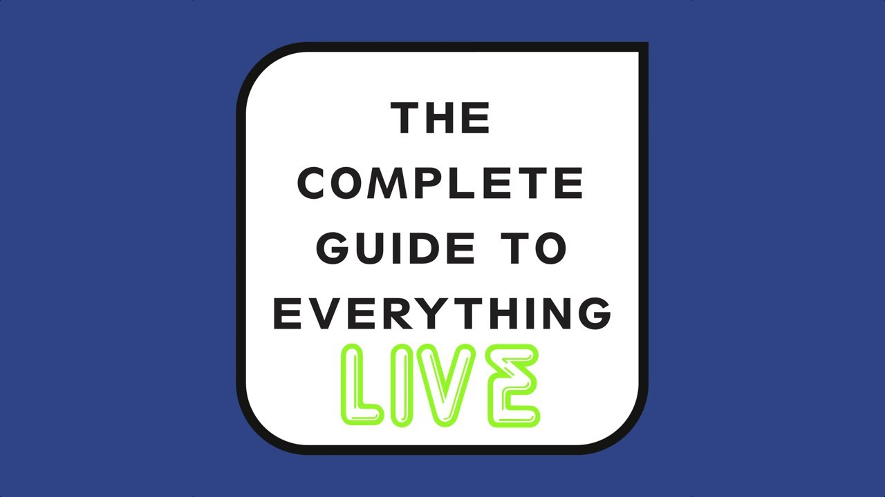 The Complete Guide to Everything Live on YouTube