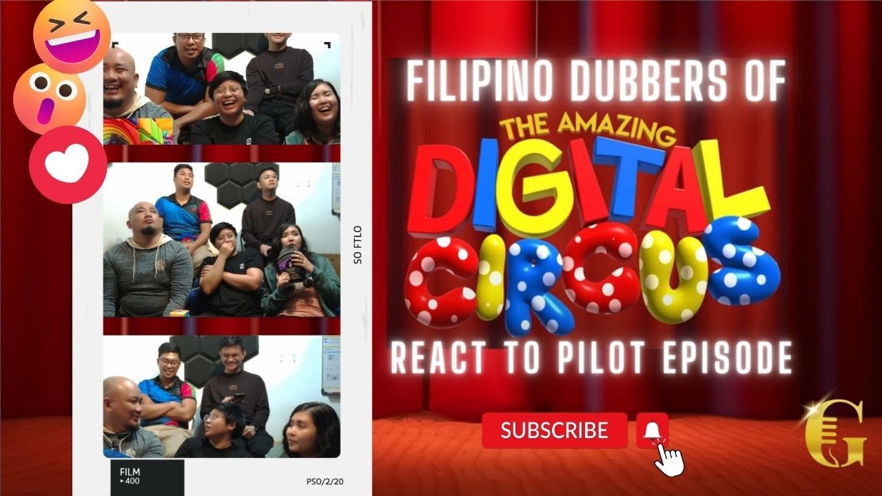 The Amazing Digital Circus Filipino Dubbers React to Pilot Episode