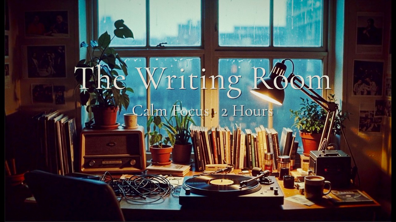 The Writing Room | Calm Lofi for Work & Study | Coffee Table Radio (2 Hours)