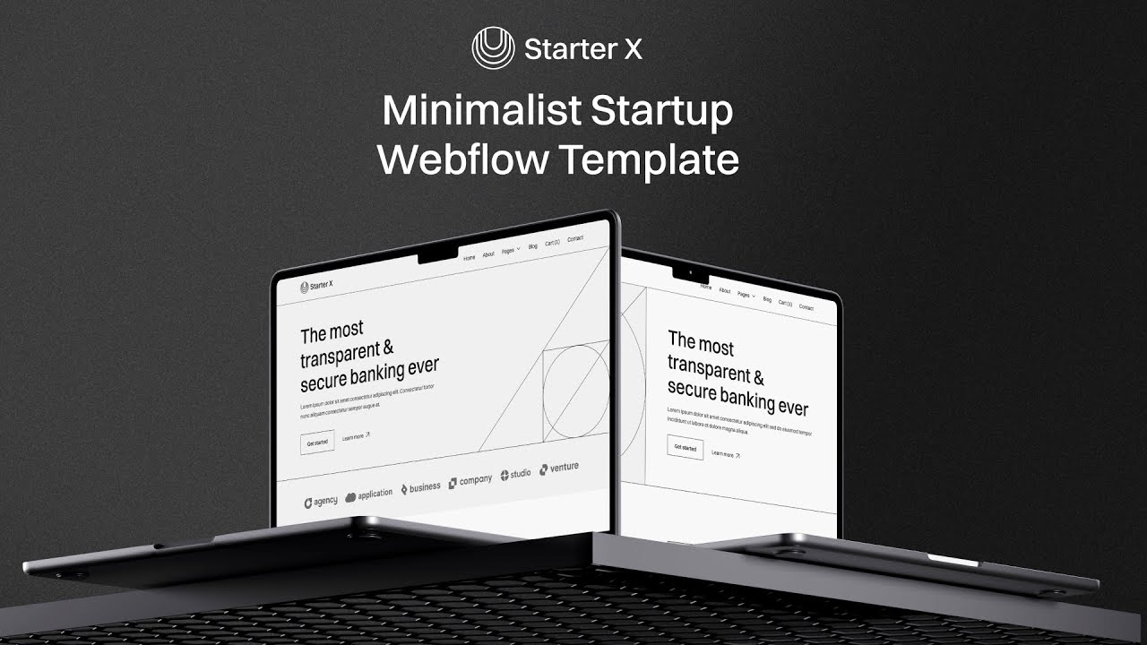 Starter X - Minimalist Startup Webflow Template | BRIX Templates