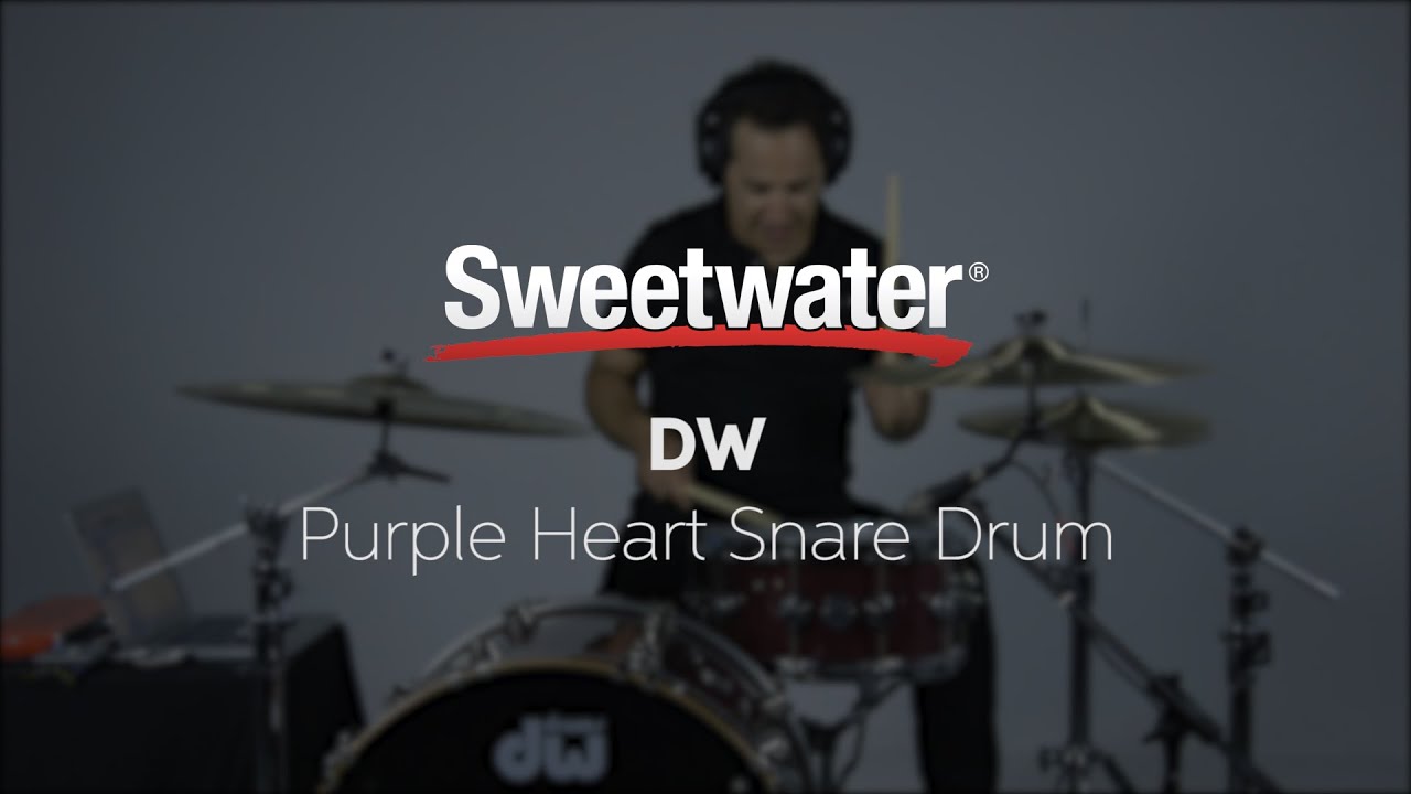 DW Purple Heart Snare Drum Demo by Sweetwater