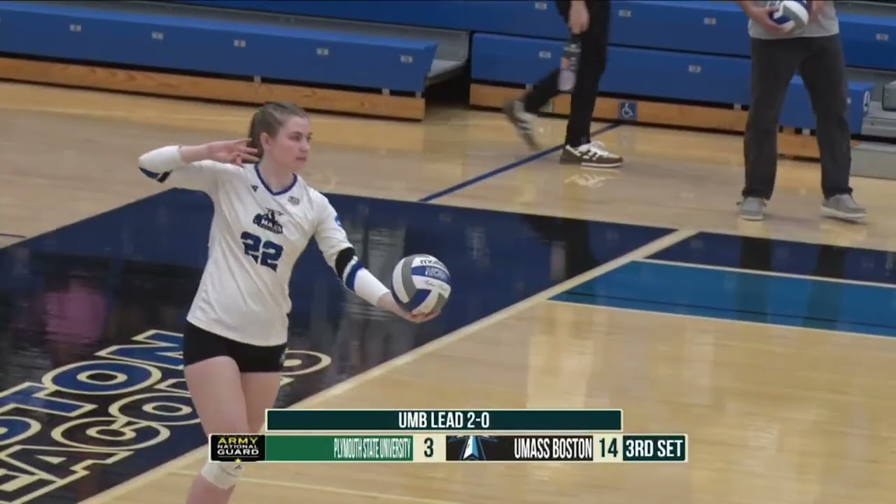 UMass Boston vs Plymouth State: Volleyball Highlights