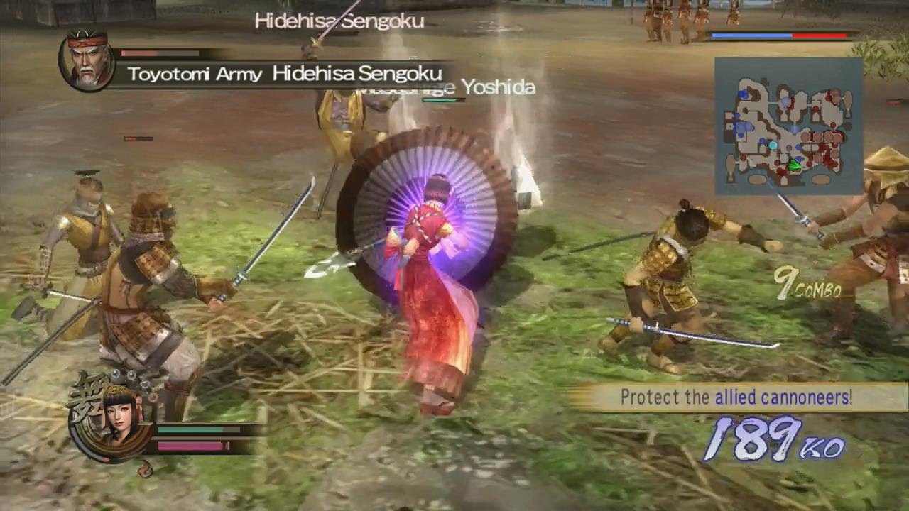 Samurai Warriors 2:XL - Annexation of Shikoku - Chosokabe Forces | Okuni (360)