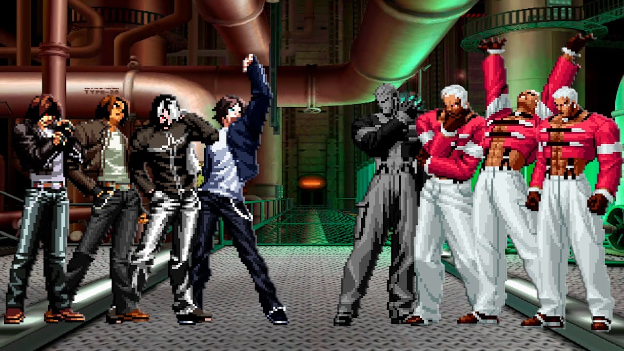 [KOF Mugen] Kyo Kusanagi Team vs Yashiro Nanakase Team