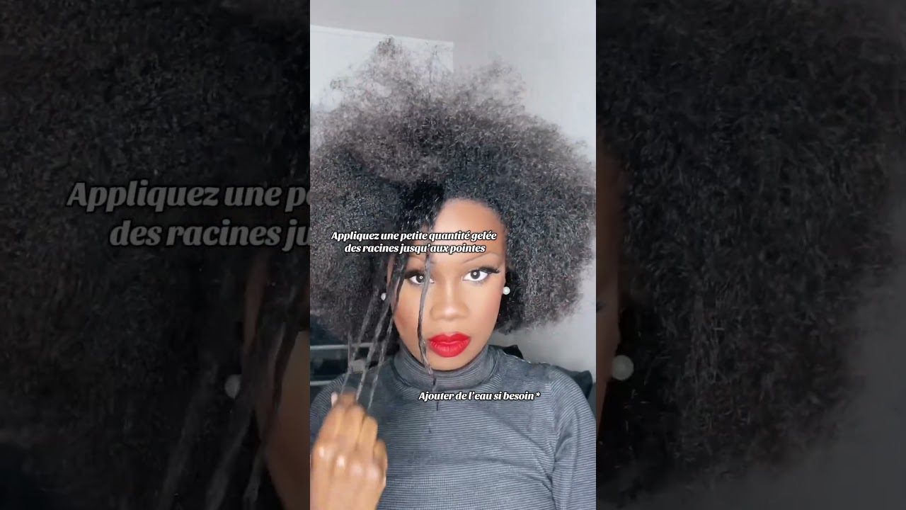 Comment d&eacute;finir les boucles des cheveux cr&eacute;pus