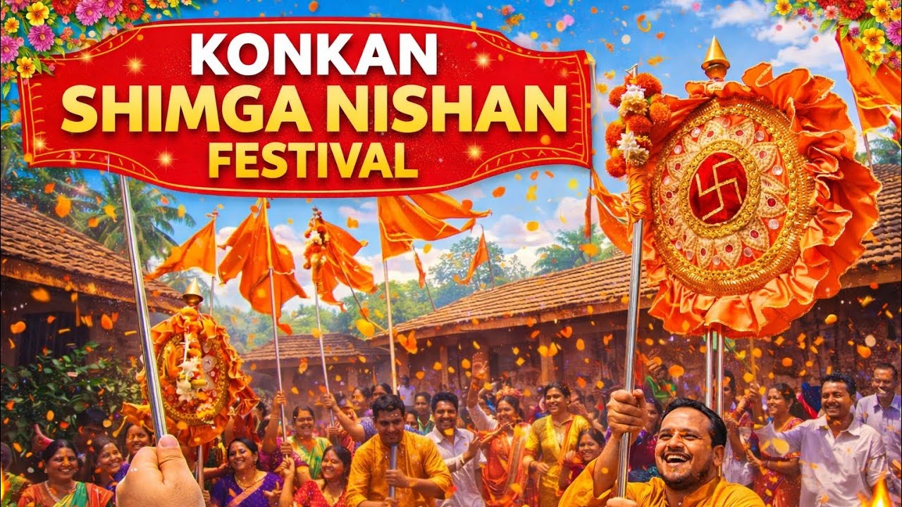 Inside Konkan Village Life 🌴 | Shimga Nishan Festival & Baby Kaarli Ritual 👶