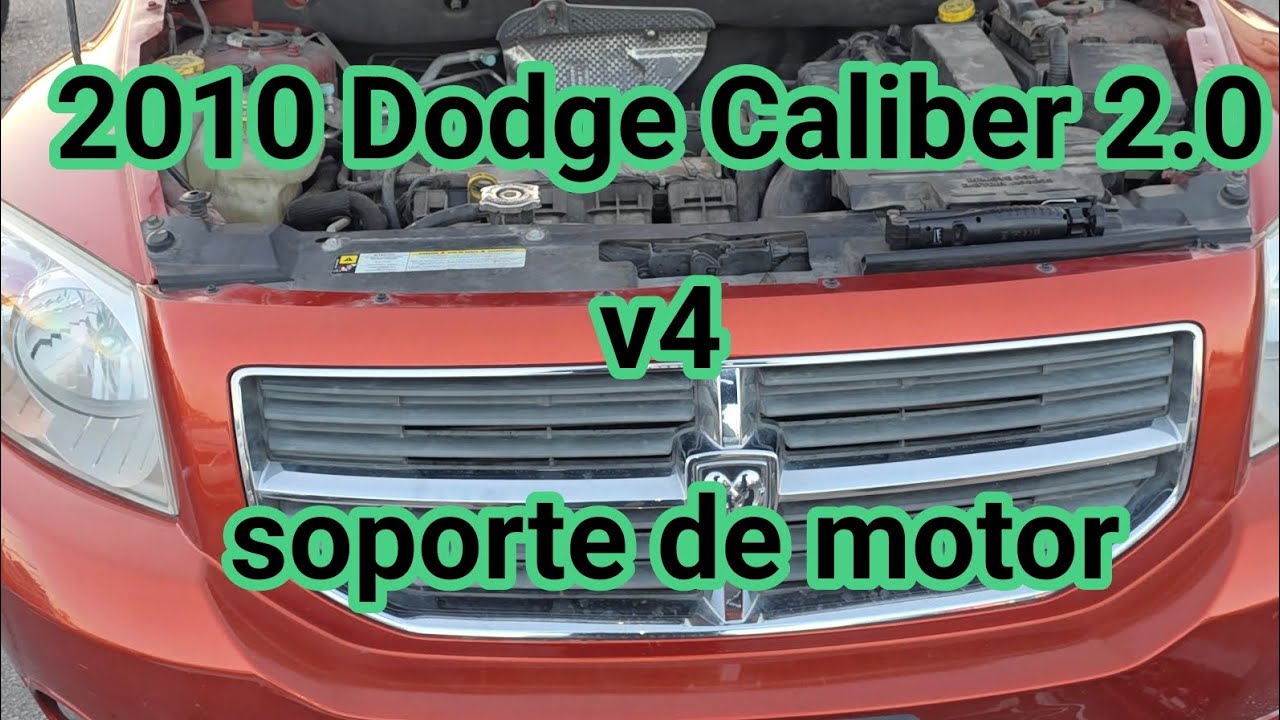 2010 Dodge Caliber 2.0 v4 cómo cambiar el soporte de motor( how to change engine motor mount)