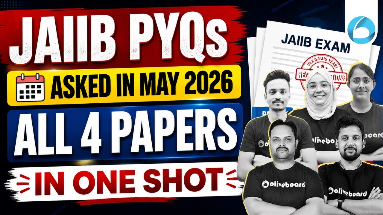 JAIIB Previous Year Question Papers | Asked in May 2026 | All 4 Papers in One Shot | Oliveboard