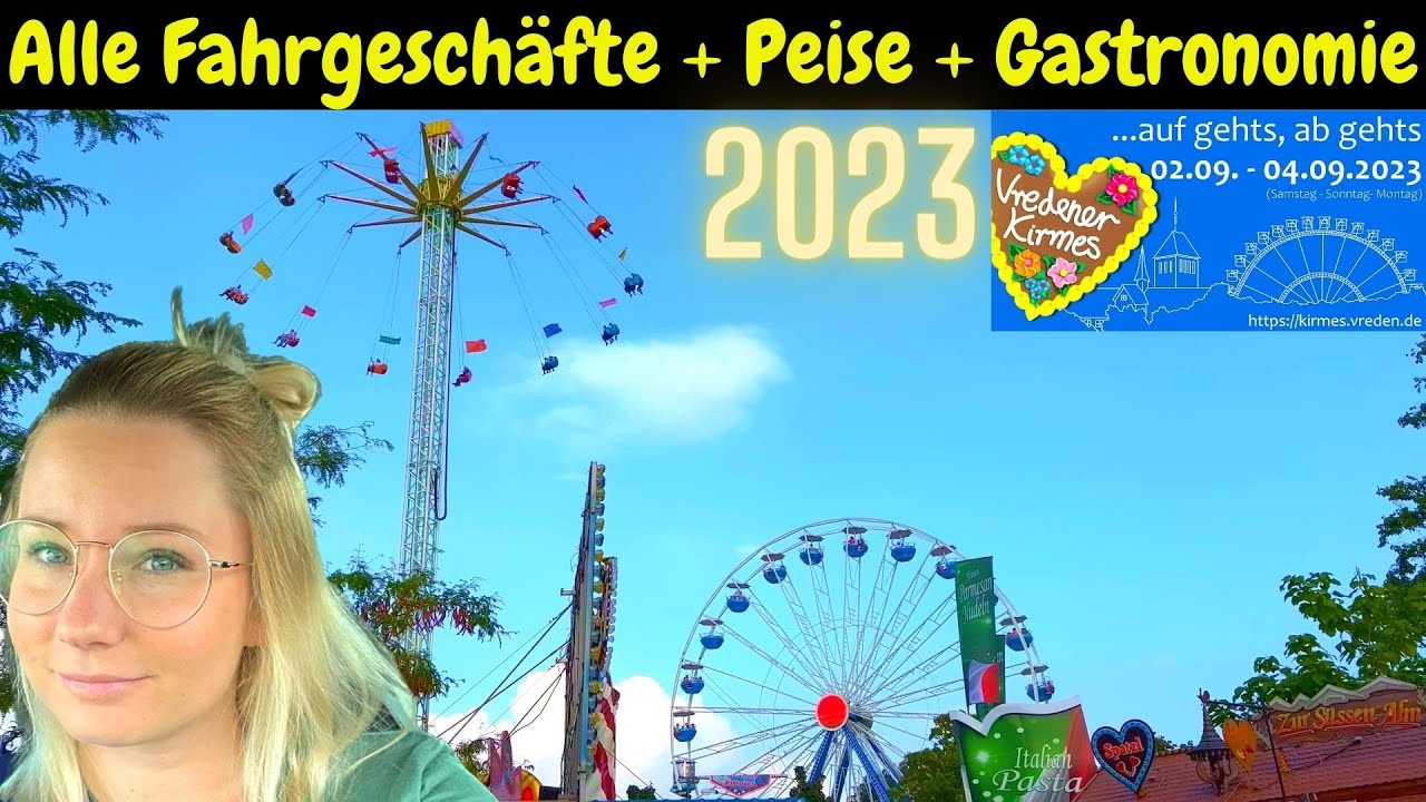 Vredener Kirmes 2023 / Alle Fahrgeschäfte + Preise + Gastronomie / Vlog / Vreden / Happy Hour /Beast