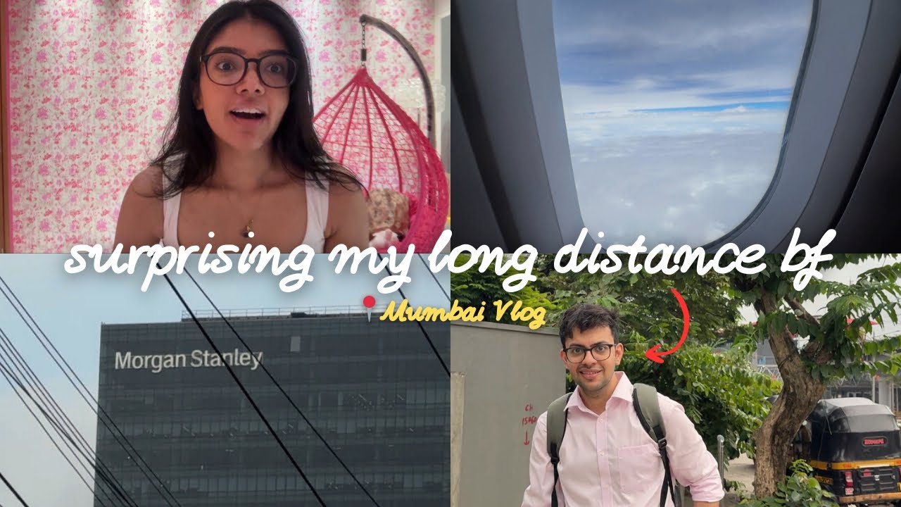 Surprising My Long Distance Boyfriend | Mumbai Vlog ❤️