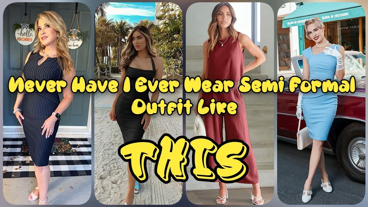 Semi Formal Outfit for 30 to 40 Year Old Women||Semi Formal Outfit Women @monicafashiongoogle