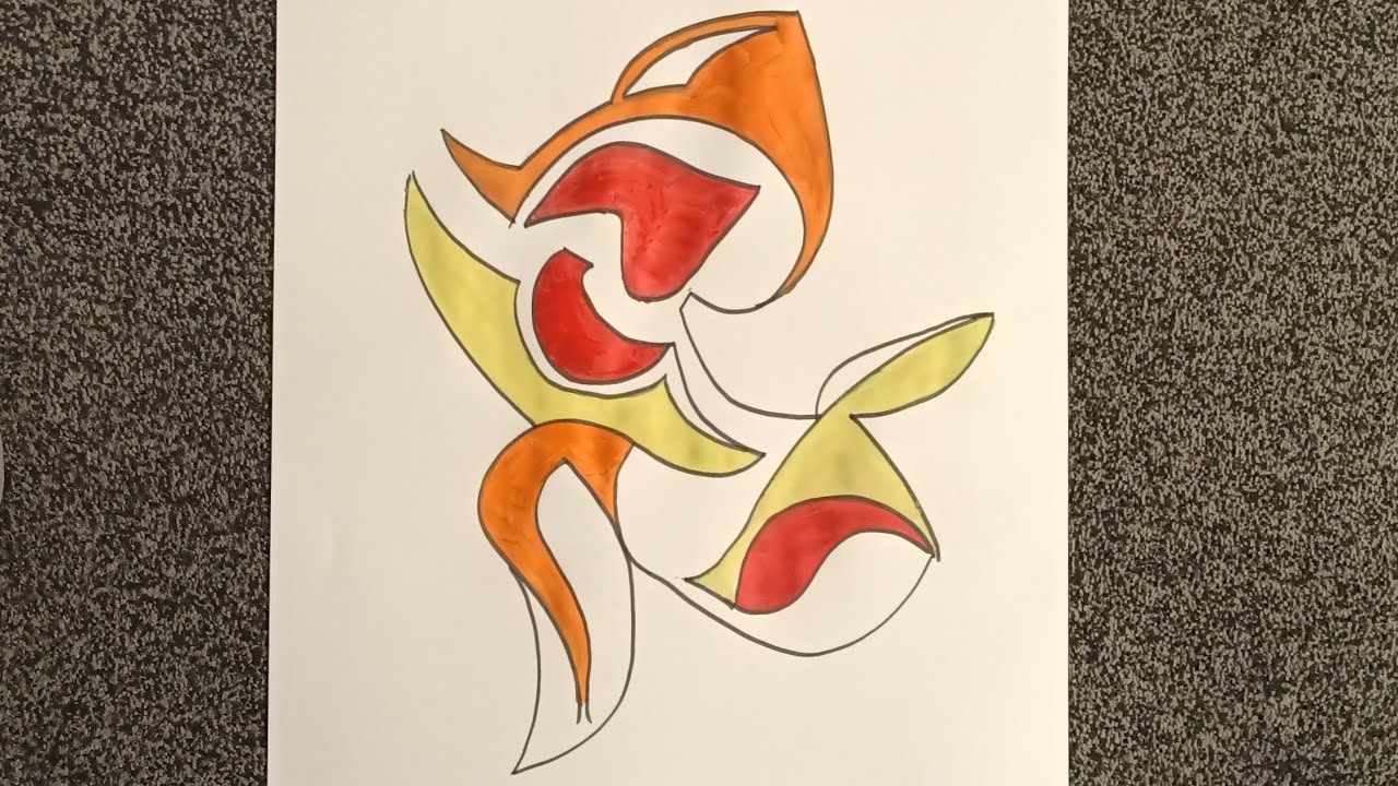 The White Nymph and the Fox, Entitled: Surrealist automatism.