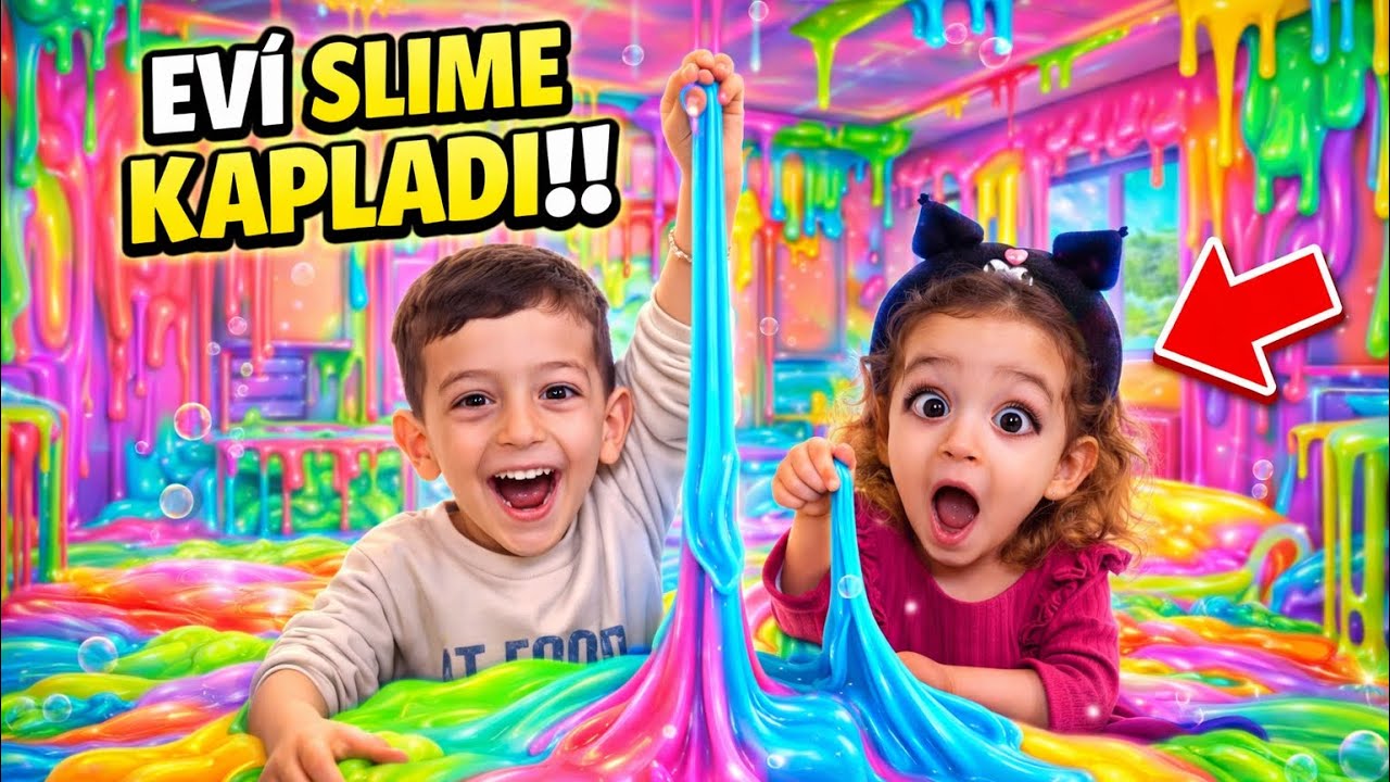DEV SLİME YAPTIK‼️DEV BALONCUĞU BEREN Mİ YOKSA KAAN MI YAPTI⁉️  