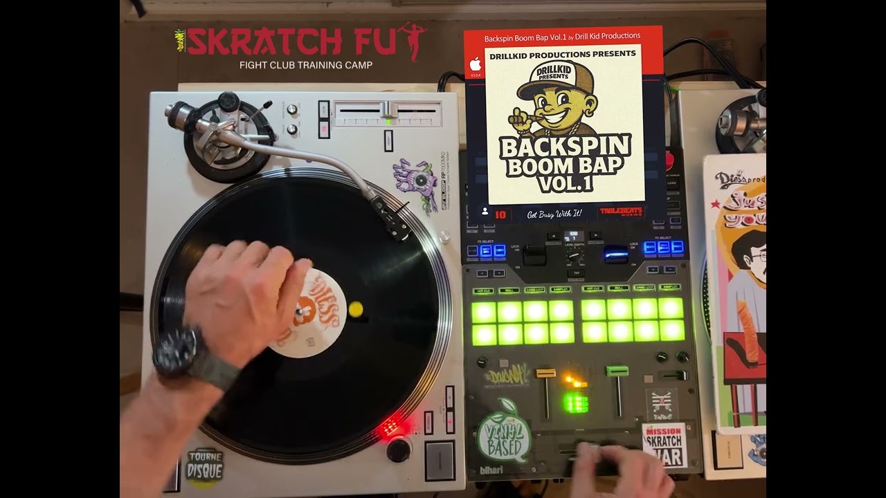 SKRATCH FU training campbeat @drill_kid_productions@future_909_music 12" @uglymacbeer @beatsqueeze 