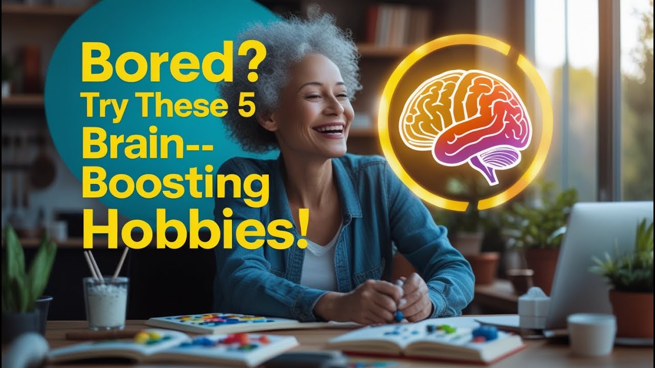 🎯 Retired But Bored? 5 Hobbies That Boost Brain Health and Beat Loneliness #HealthyLife60+