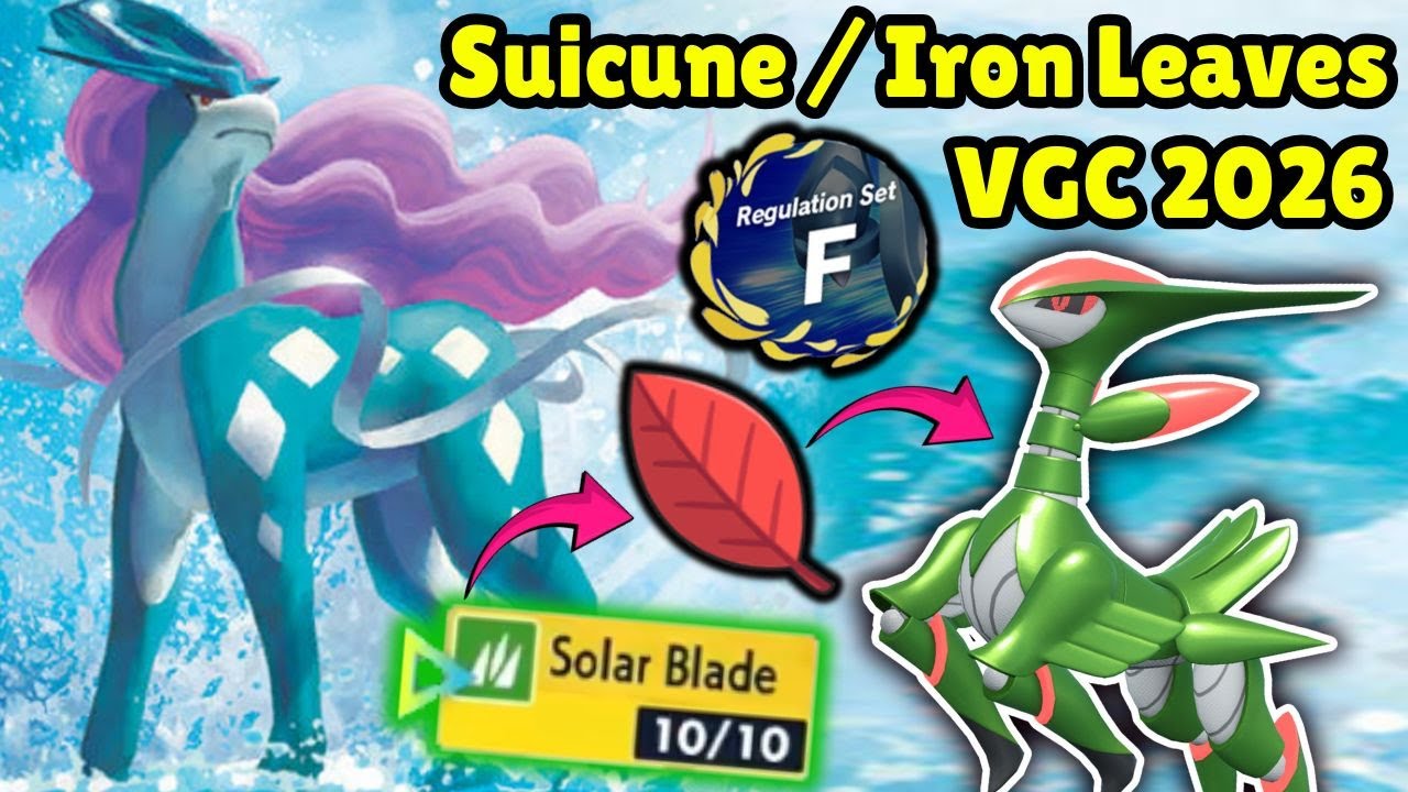 Solar Blade Iron Leaves и SUICUE? Pokemon VGC 2026 Reg F Competitive Showdown Wifi Battles