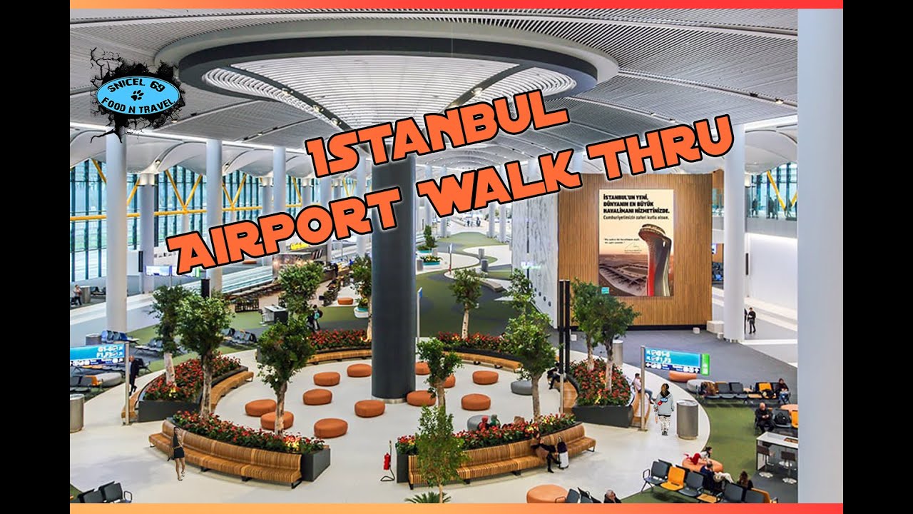 🛫 Istanbul Airport Part 3 🇹🇷 | New Ticket, Airport Walk Thru, Food, Smoking Terrace & Boarding
