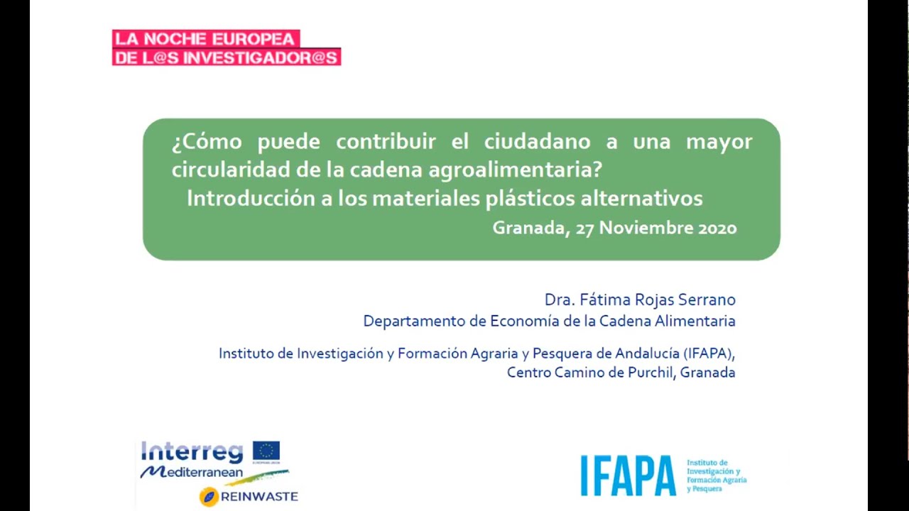 Circularidad de la cadena agroalimentaria - webinar 27nov2020