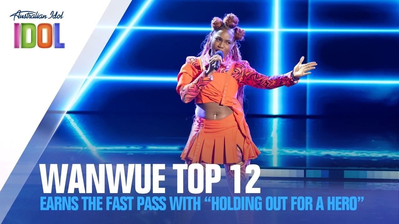 Wanwue’s Heroic “Holding Out For A Hero” Performance | Top 12 Movie Week | Australian Idol