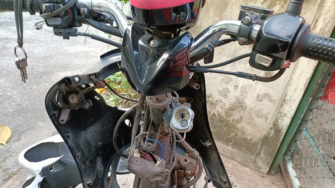 วิธีต่อสายตรงสวิทช์กุญแจ yamaha fino