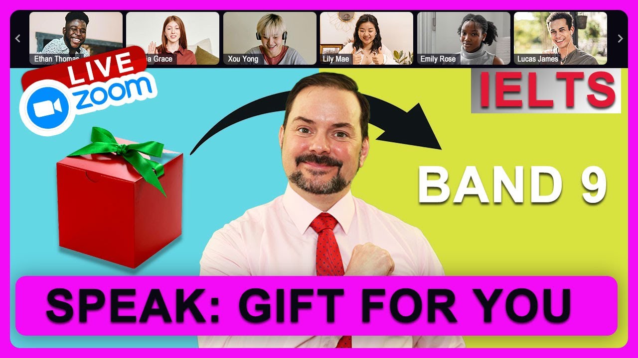 IELTS Live Class - Speaking about a Gift for Another