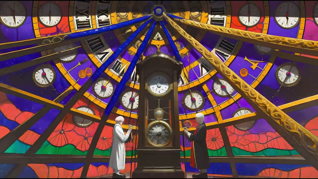Pink Floyd - Time | Dark Side of the Moon (AI Animated Visual by MouthMoth)