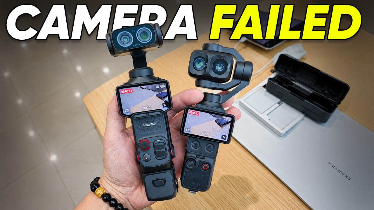 DJI Pocket 4 Pro против Insta360 LUNA Ultra &mdash; одна камера ПРОВАЛИЛАСЬ! 😬