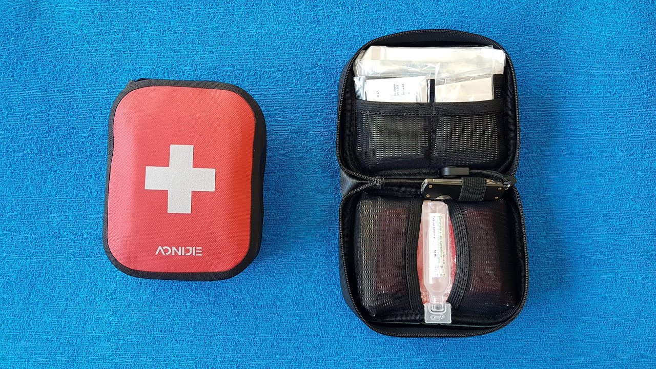 Kit de primeros auxilios Aonijie E4911: Ideal para montaña.