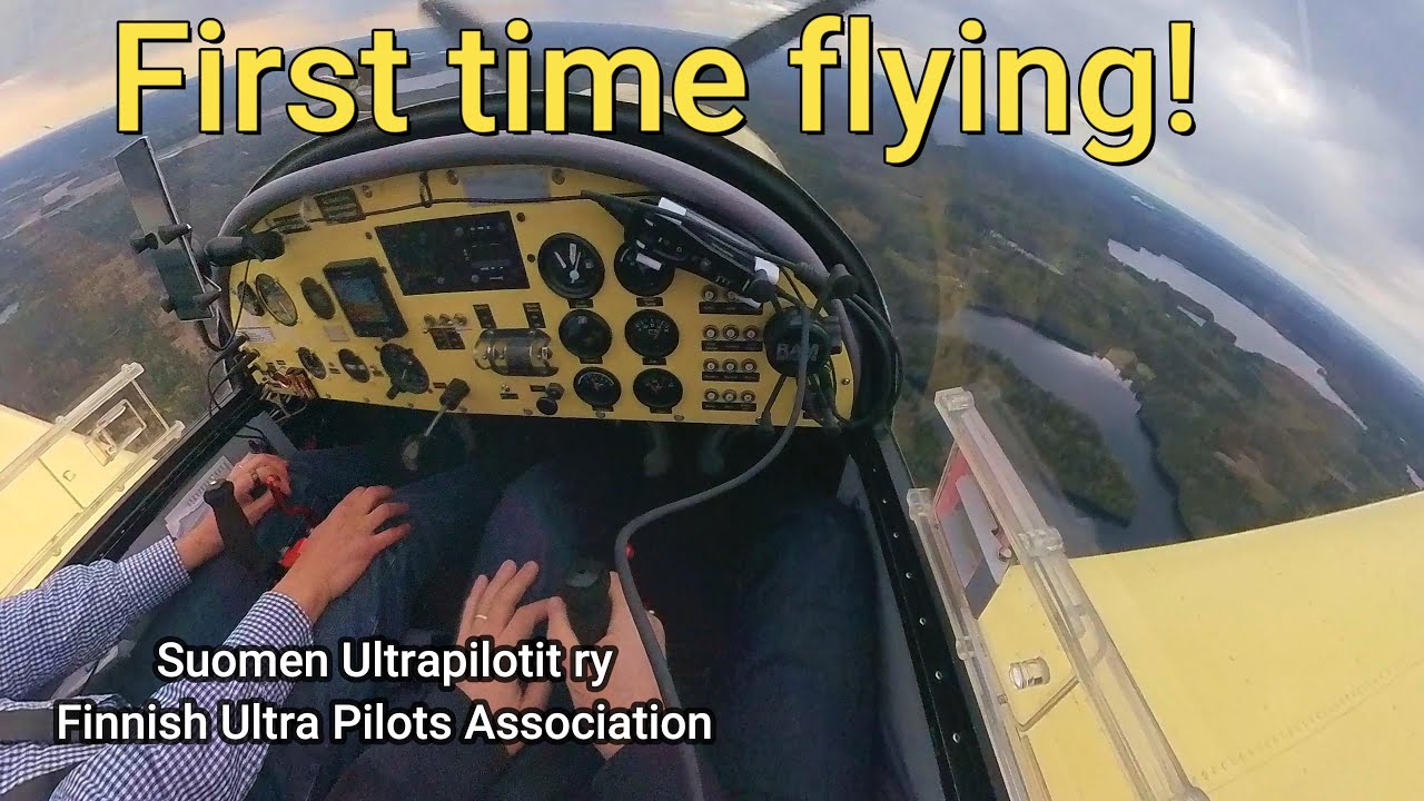 Flying for the first time an airplane. What an experience.