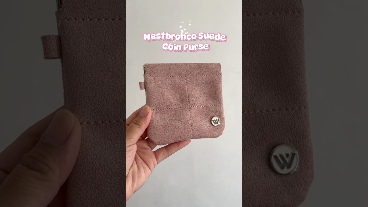 Westbronco Coin Purse in Pink! 7 colors to choose from! #westbronco #westbroncoph #coinpurse #shorts