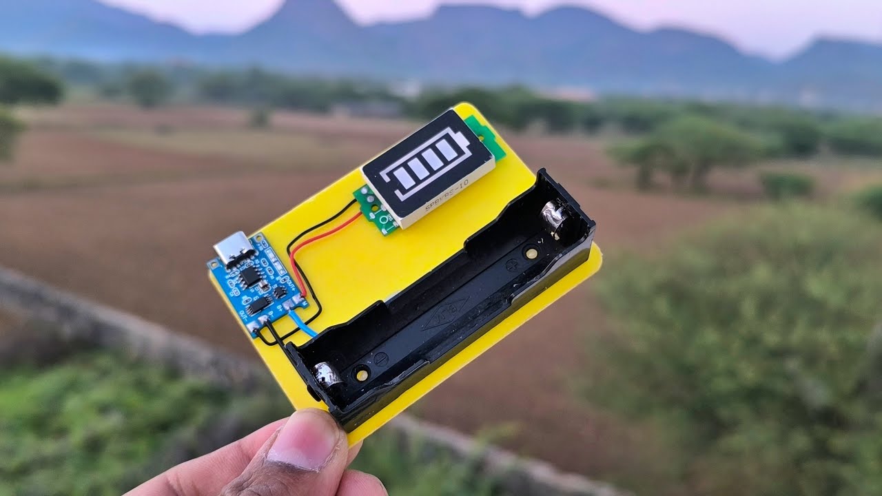 Build Your Own 18650 Battery Charger with SOC Indicator! ⚡ DIY Power Project