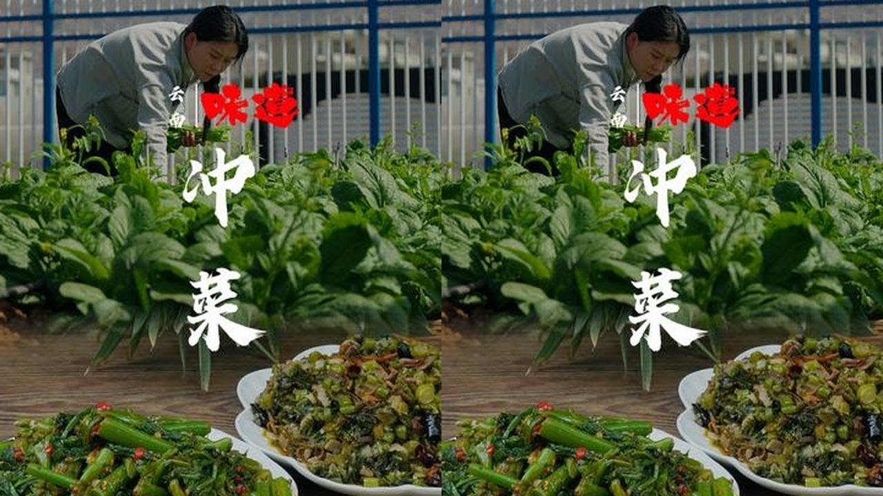 云南冲菜，一口入魂，酸辣鲜香唤醒味蕾