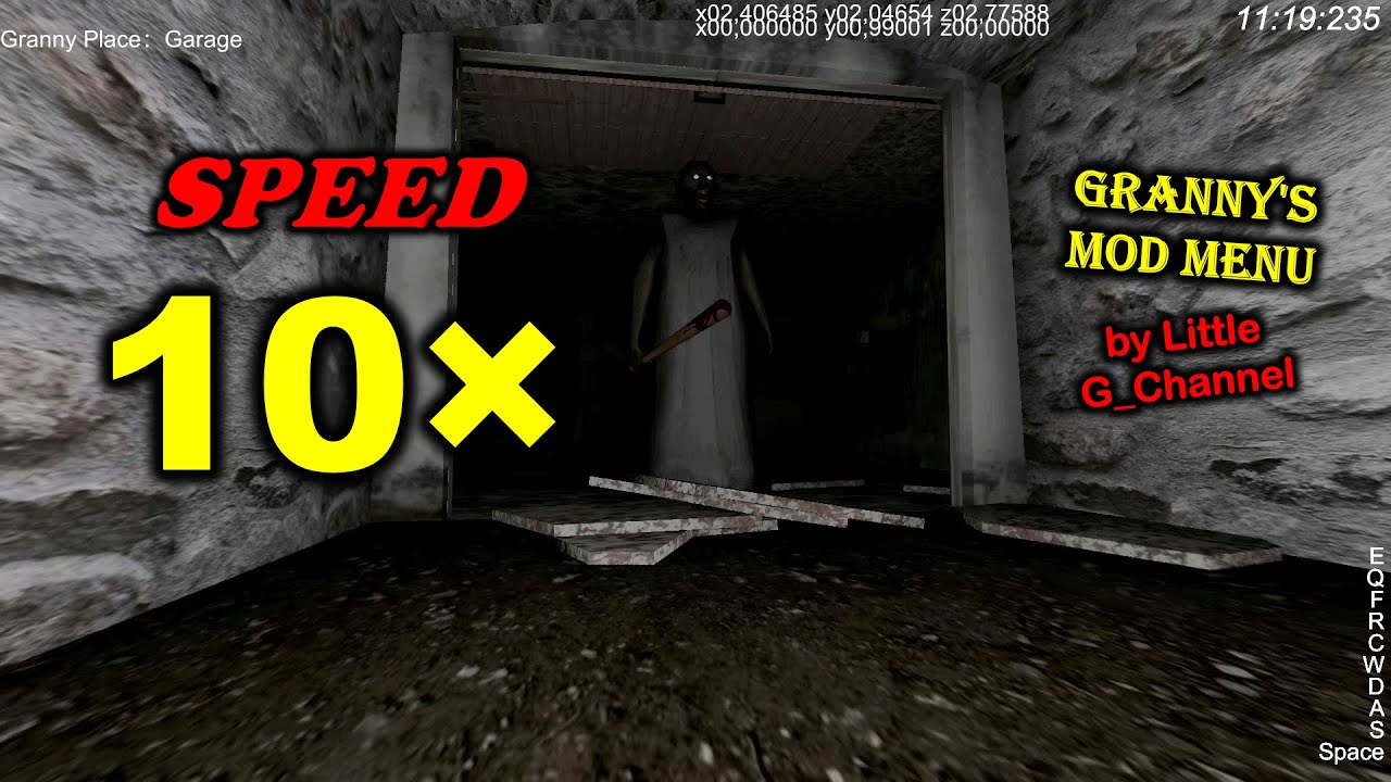 Granny, but I'm ten times faster (+ super flash + pro shotgun + extra ammos + jump and other...)