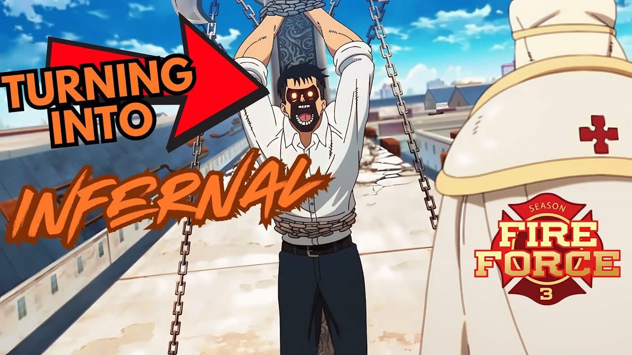 Captain Obi turning into Infernal- Fire Force Season 3