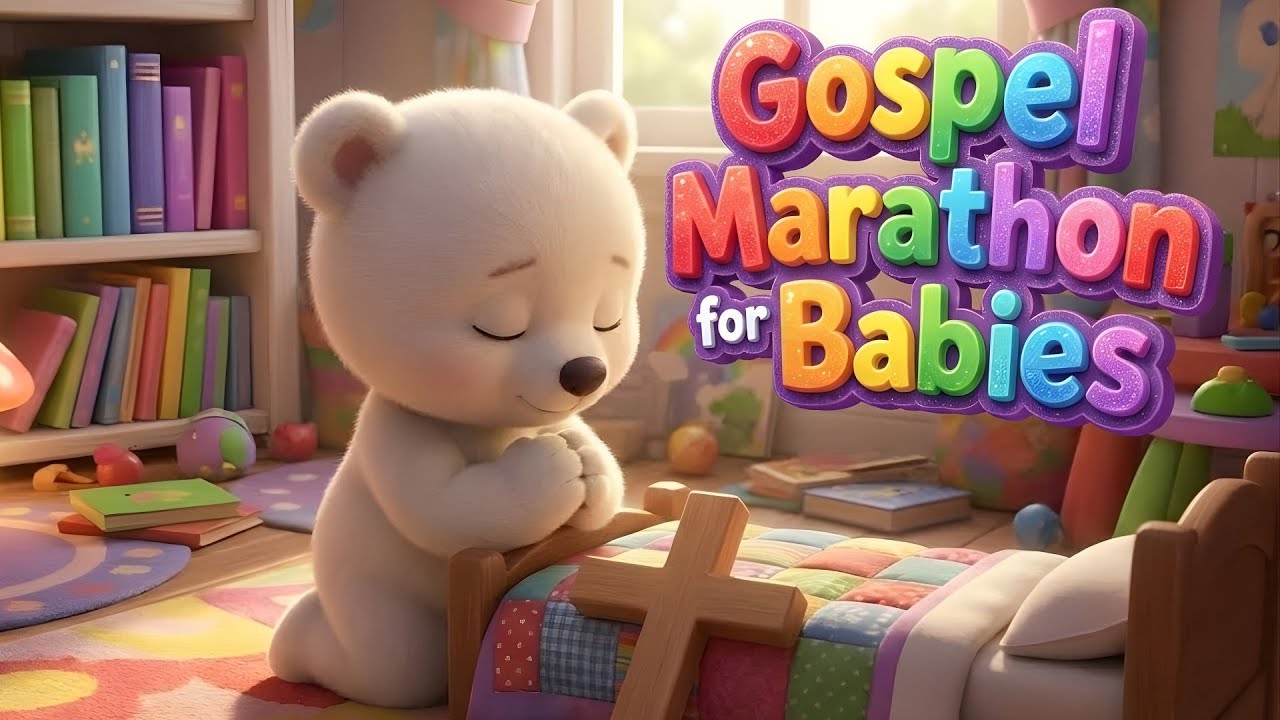 Soothing Gospel Songs Marathon for Babies with Cute Animals – Jesus Gave His Life for Us