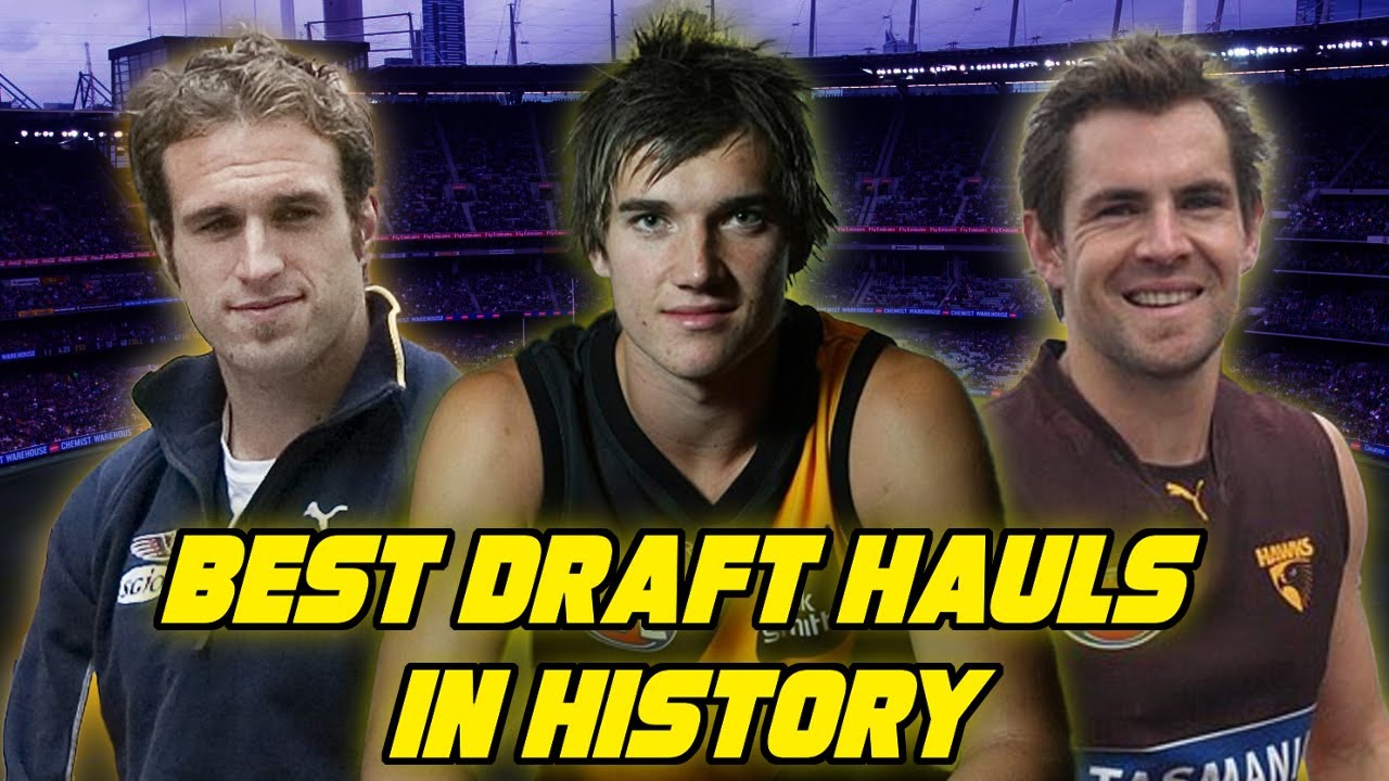 The Best AFL Draft Hauls In History