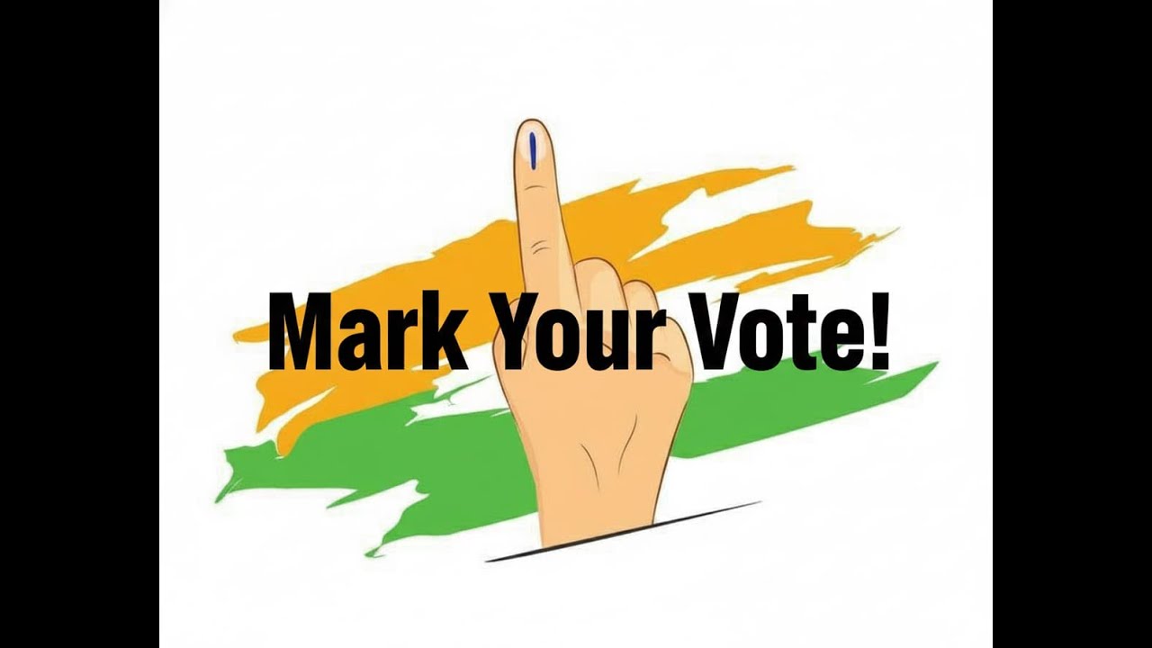 Blue Ink, Strong Voice — Go Vote Today!