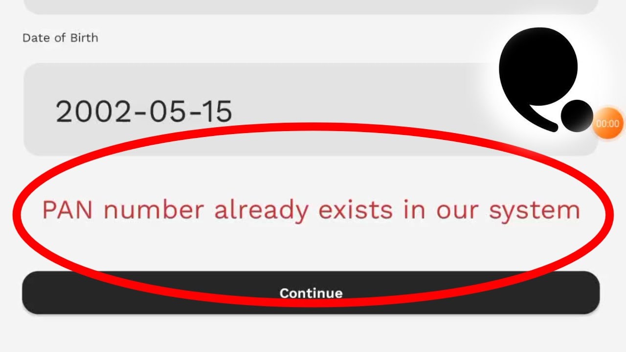 Fix Probo App Pan number already exists in our system Problem Solve