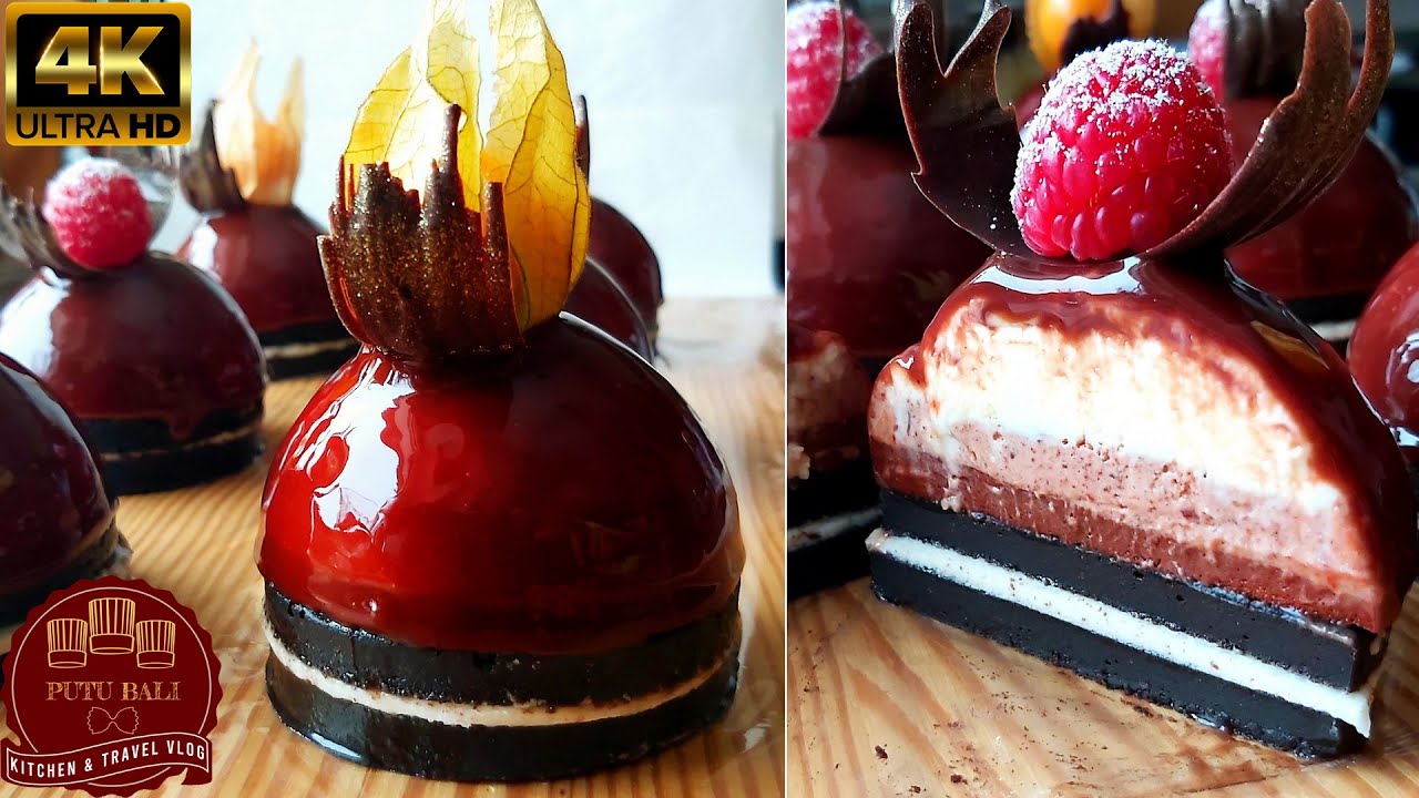 🍫😘 Schoko - Mousse Mirror Glaze | PUTU BALI KITCHEN  💞