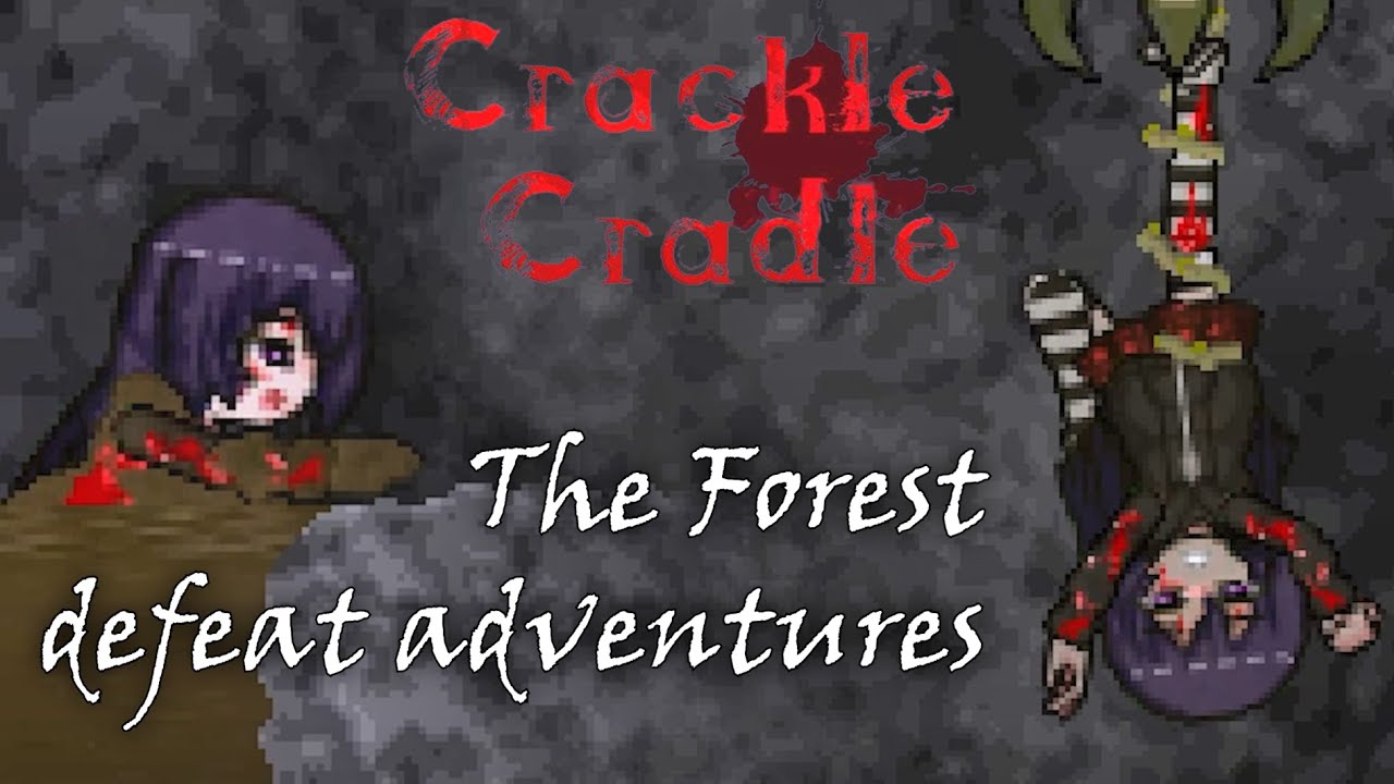 Sumire defeated in the forest - Crackle Cradle
